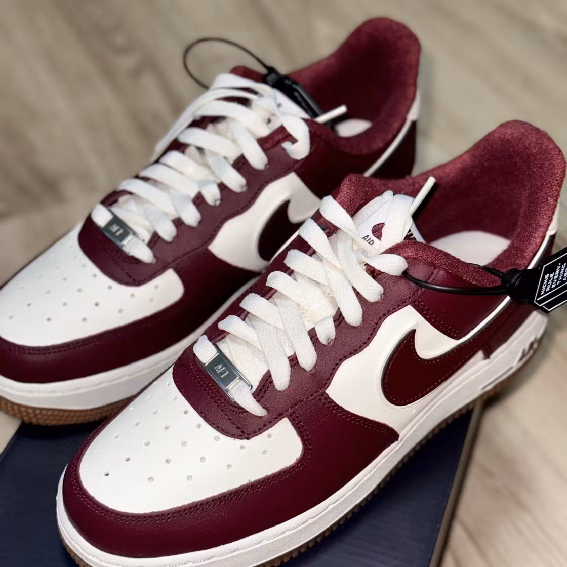 Nike Air Force 1 Low College Pack 'Burgundy/White' DQ7659-102 Nike Air Force 1 Low College Pack 'Burgundy/White' DQ7659-102